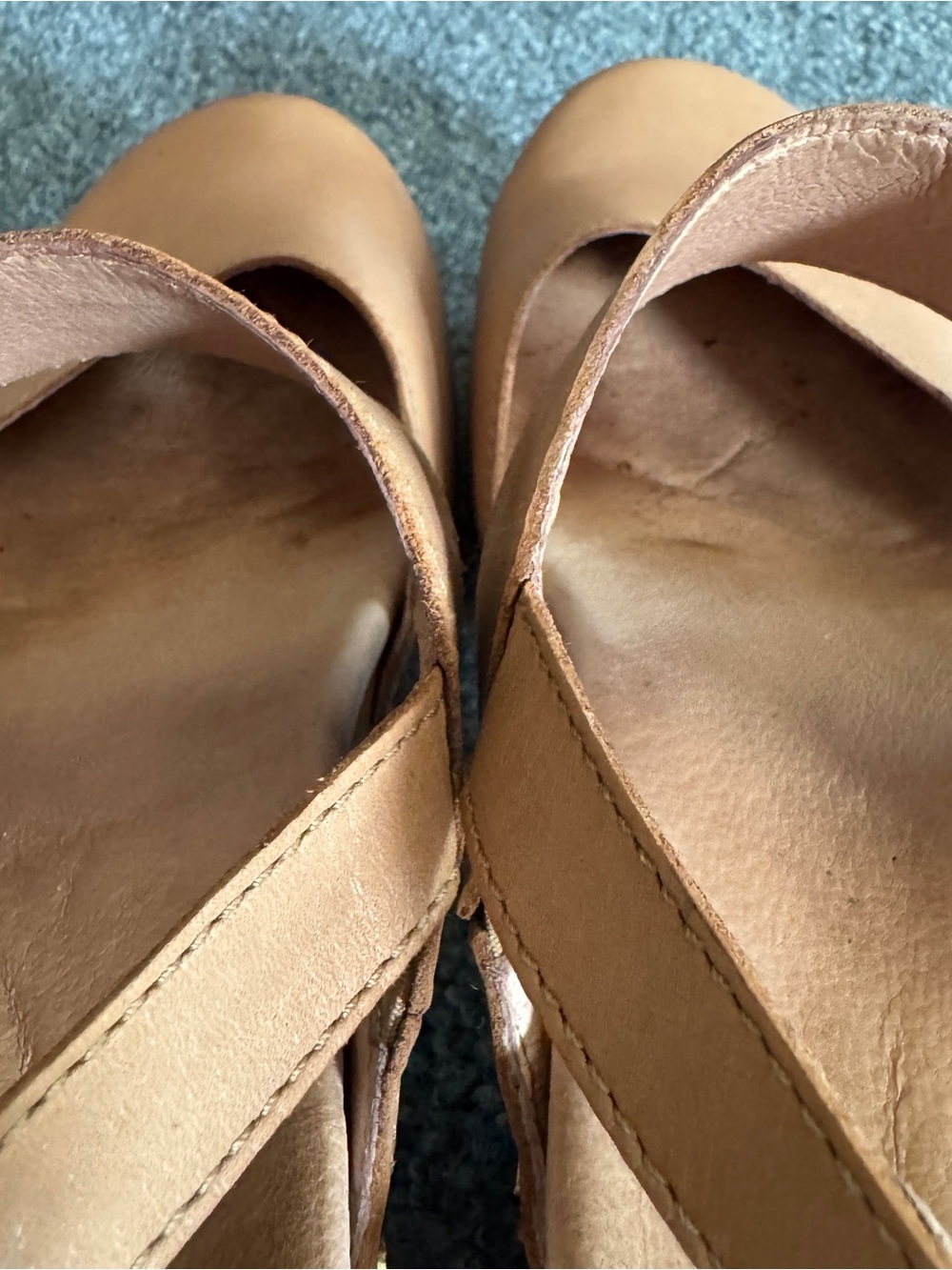 Dansko Leather Slingback Malin Clog Sandals Taupe EU 40 US 9.5-10 - Picture 12 of 15